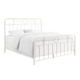 thumbnail image 3 of Metal Pipe King Bed - Antique White, 3 of 6