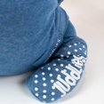 thumbnail image 5 of Juddlies Designs - Newborn, Baby, Toddler - Breathe-Eze Collection Sleeper - Cotton - Denim Fleck, 5 of 5