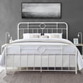 thumbnail image 2 of Metal Pipe King Bed - Antique White, 2 of 6
