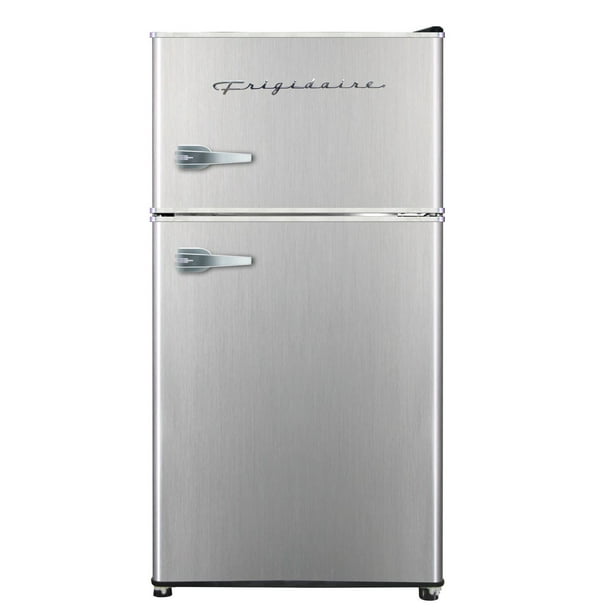 Frigidaire, 3,2 cu. Réfrigérateur compact rétro avec garniture et poignée chromées rétro compact de 3,2 pi3
