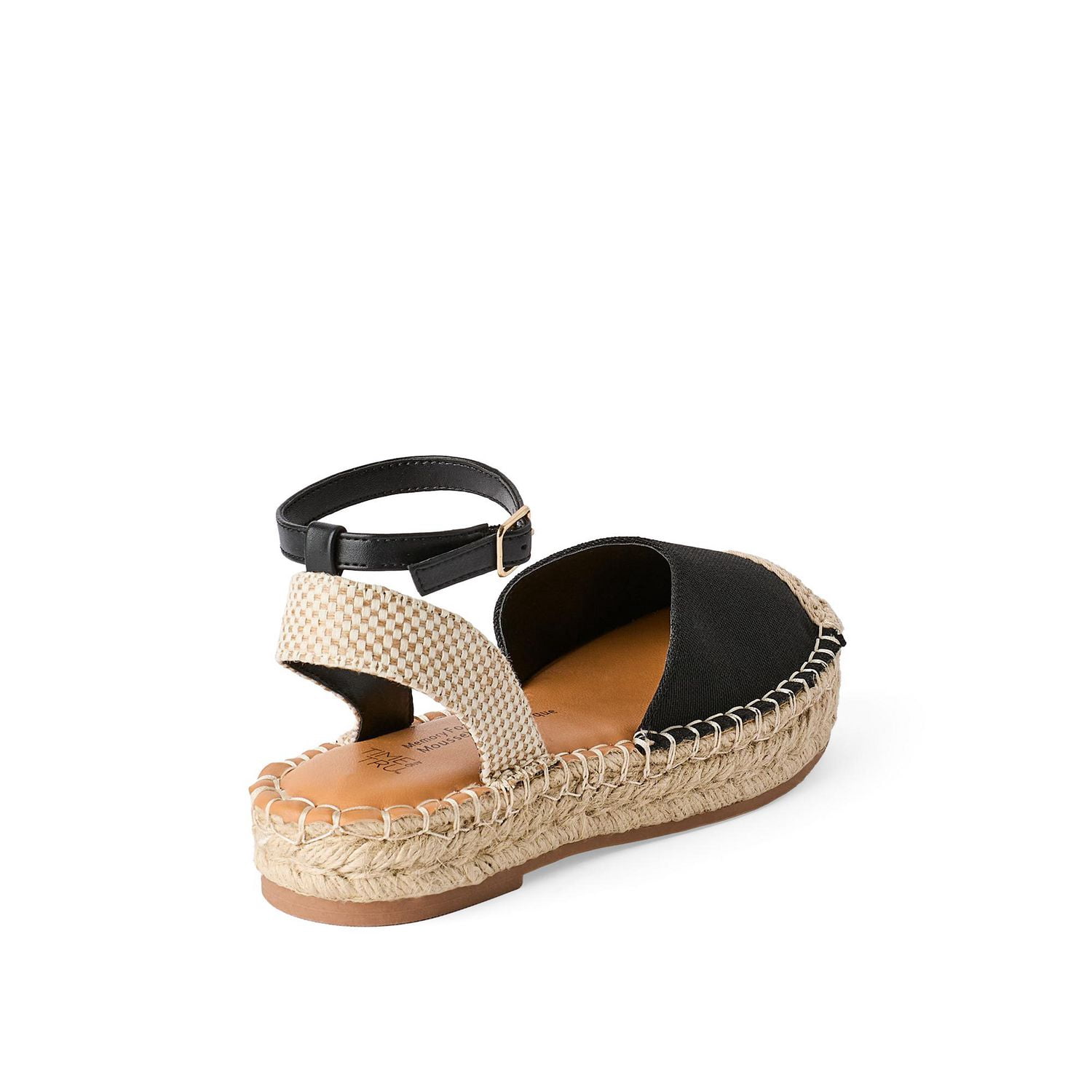 Time and Tru Women's Platform Espadrille Sandals