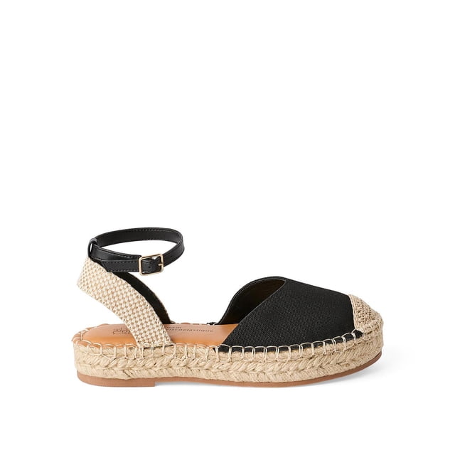 Time and Tru Women's Platform Espadrille Sandals