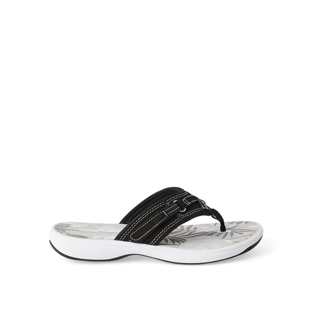 Time and Tru Women's Comfort Flip Flops