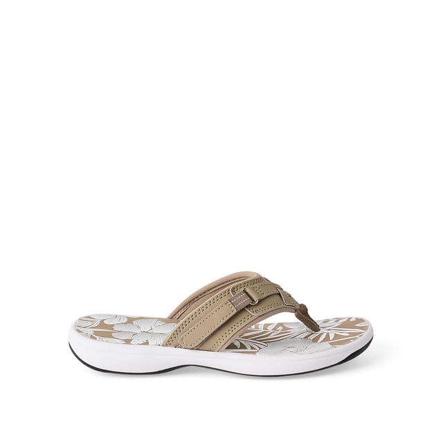 Time and Tru Women's Comfort Flip Flops