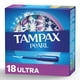 Tampax Pearl Tampons Ultra Absorbency with BPA-Free Plastic Applicator and LeakGuard Braid, Unscented, 18 count - image 1 of 4
