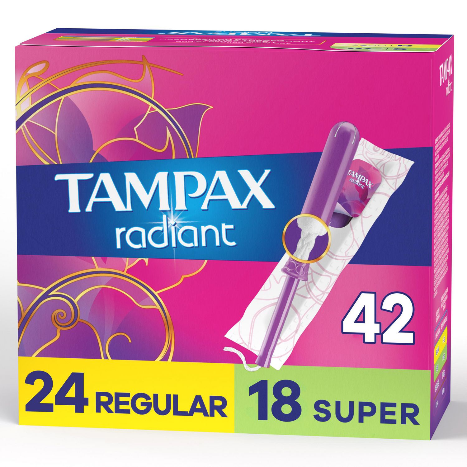 tampax radiant