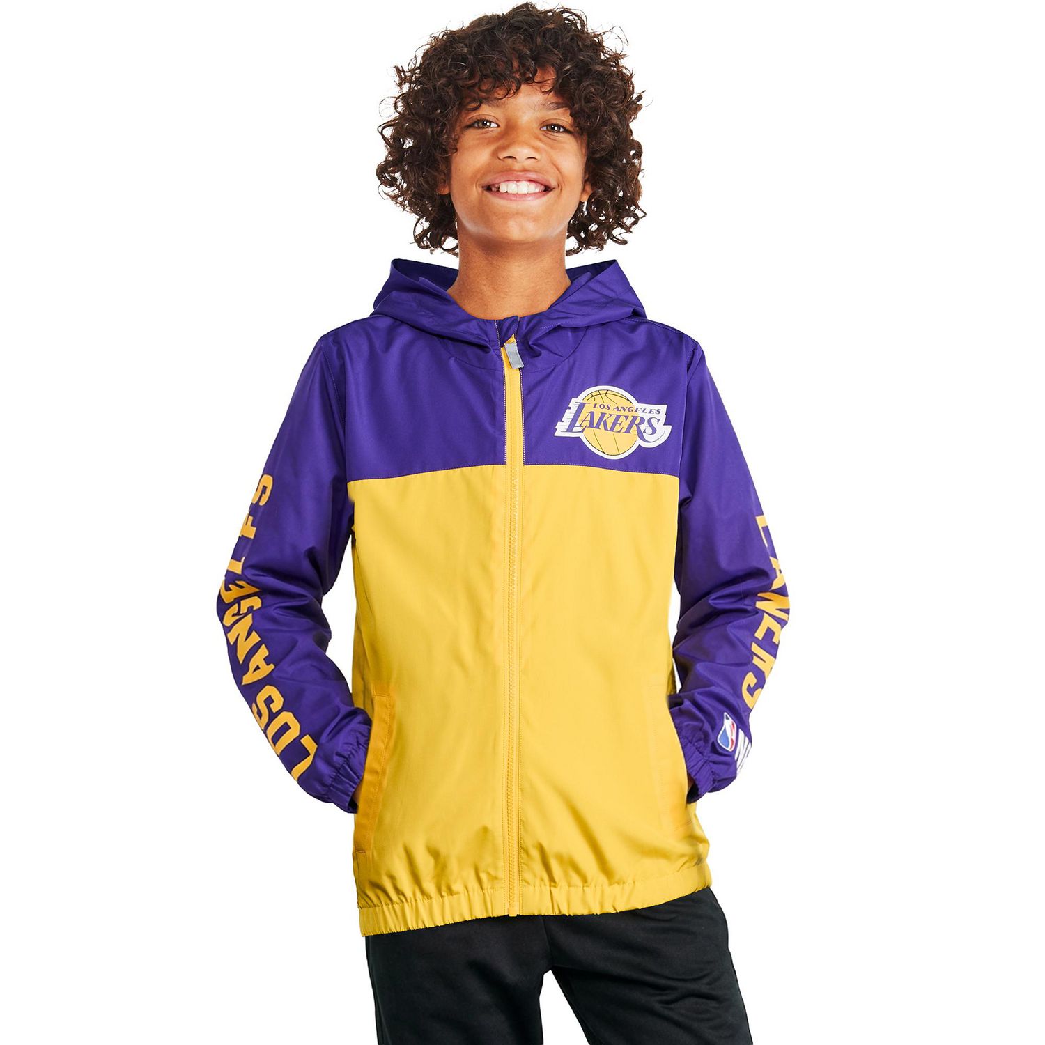 Coupe-vent Lakers de Los Angeles NBA pour garçons