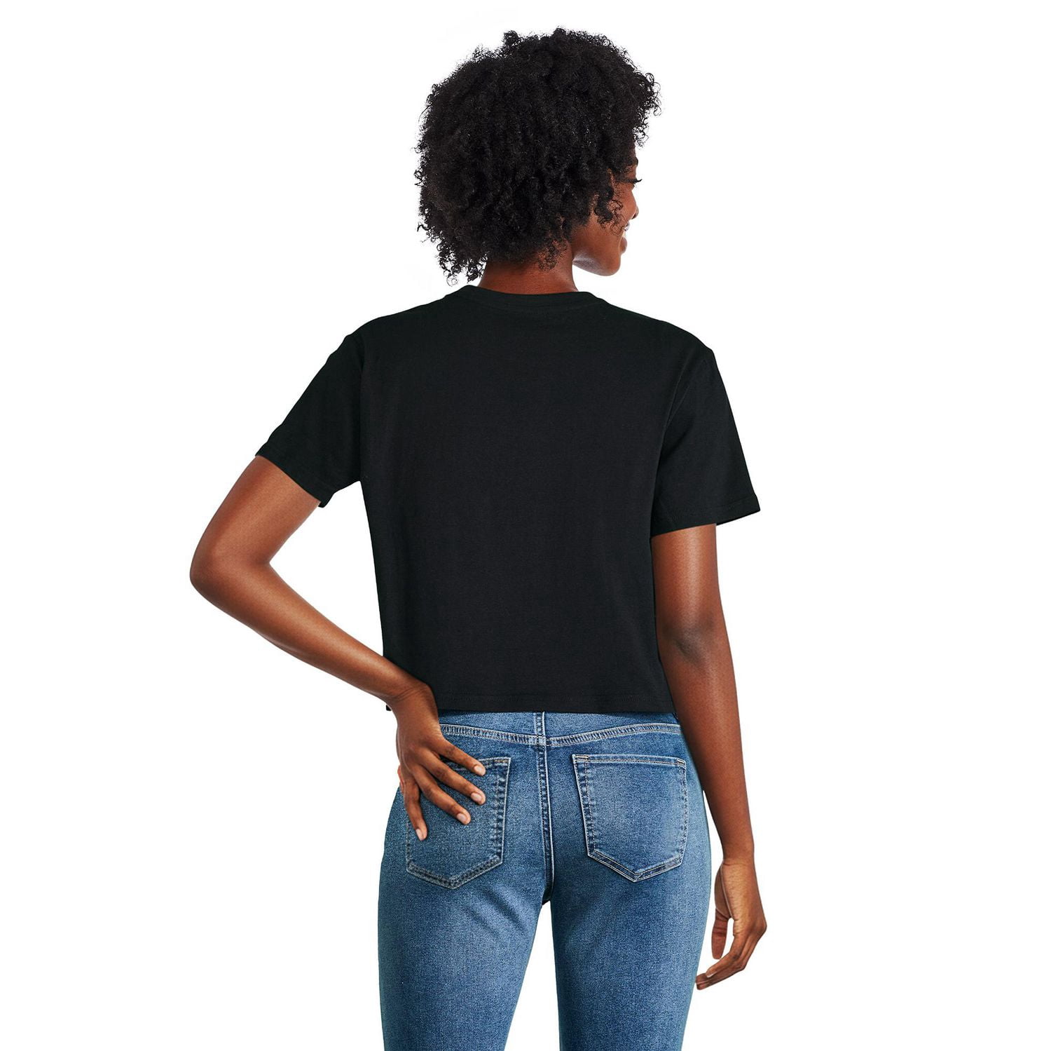 T-shirt écourté The Pink Closet pour femmes