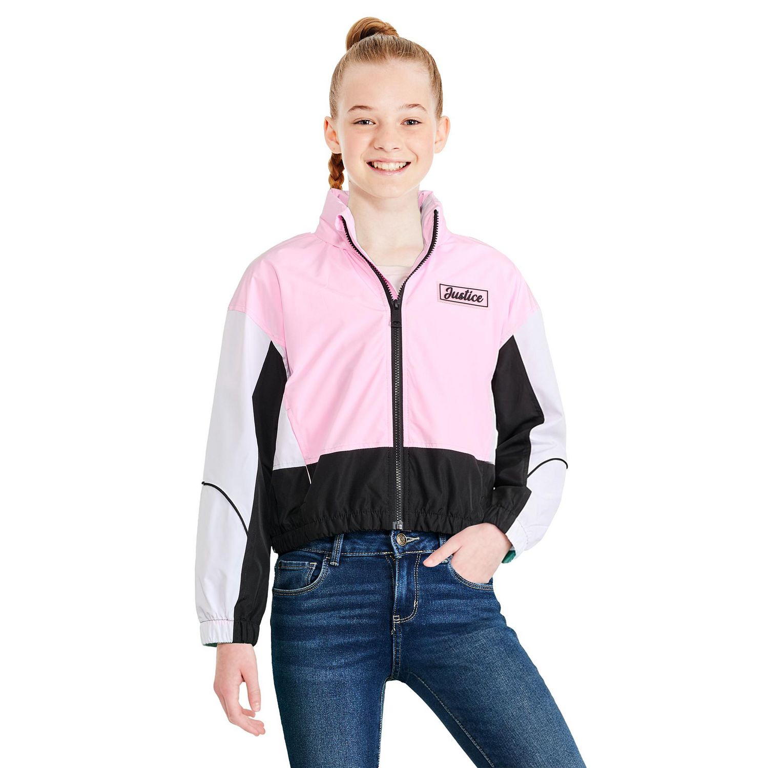 Coupe-vent court Justice pour filles