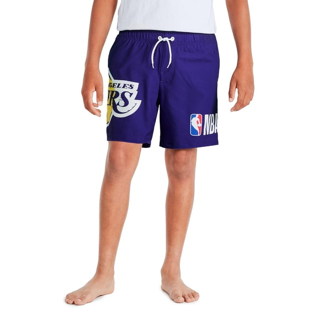 Short de bain Lakers de Los Angeles NBA pour garçons