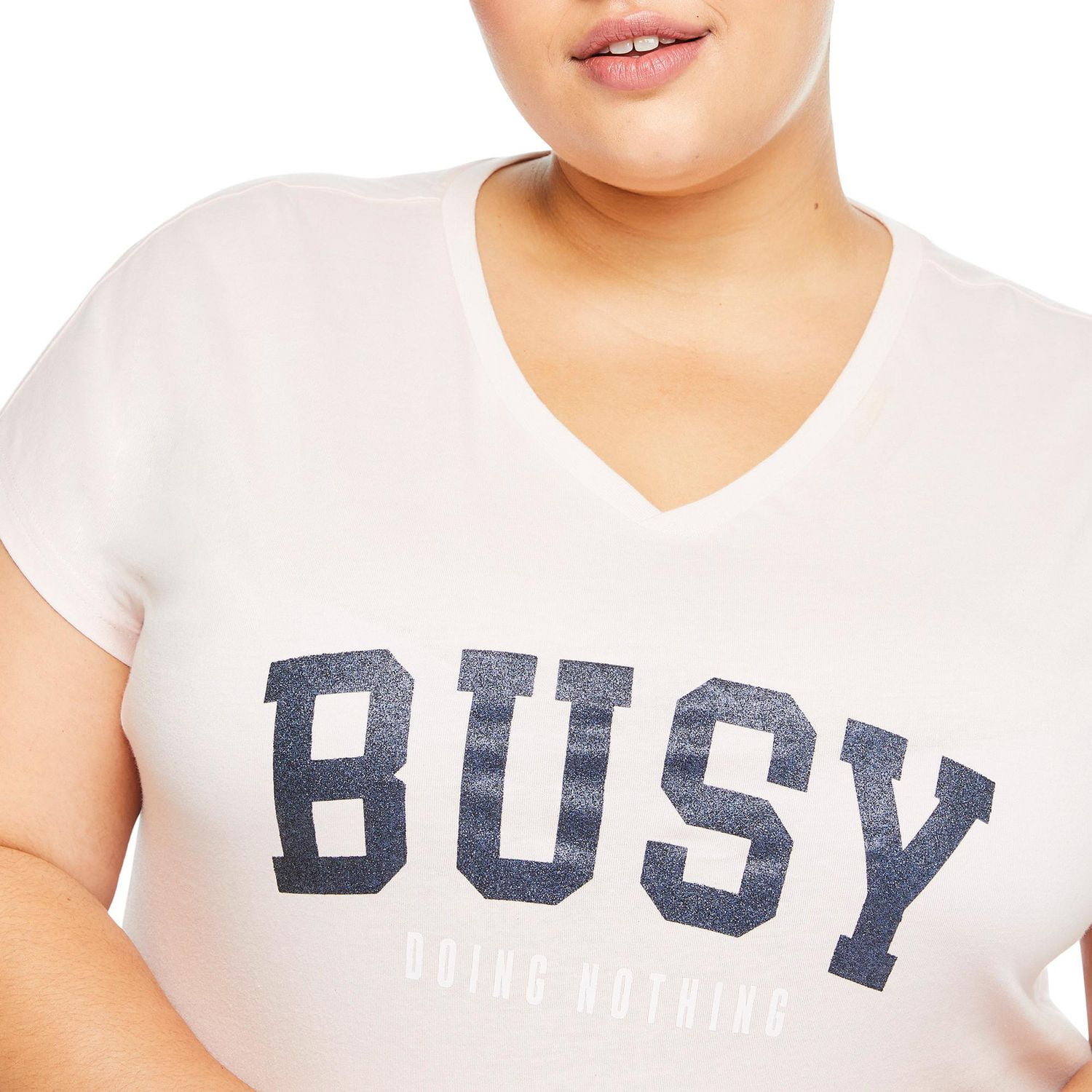 George Plus Women's V-Neckline Night Shirt