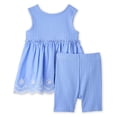 thumbnail image 2 of George Baby Girls' Two Piece Short Set, 2 of 2