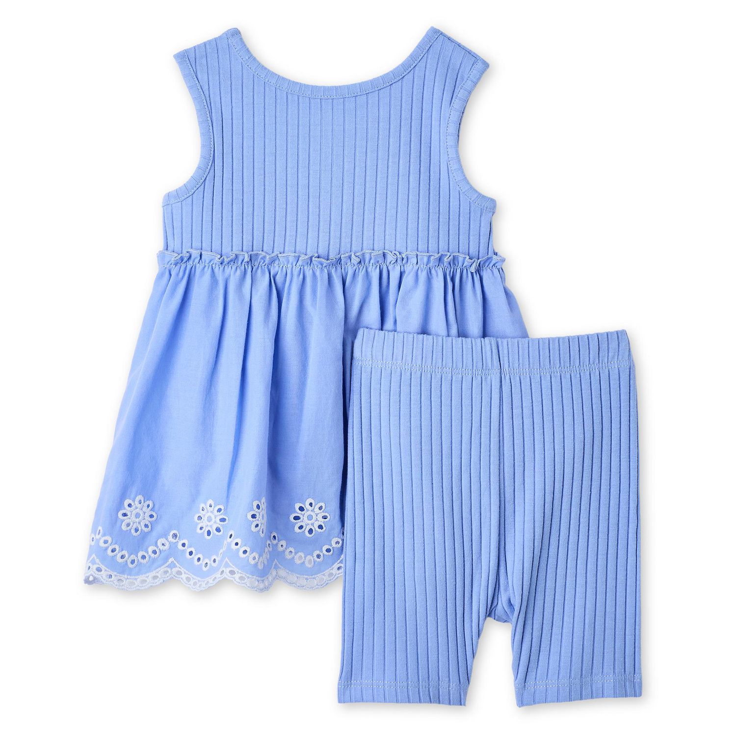 Ensemble 2 pièces avec short George pour bébés filles