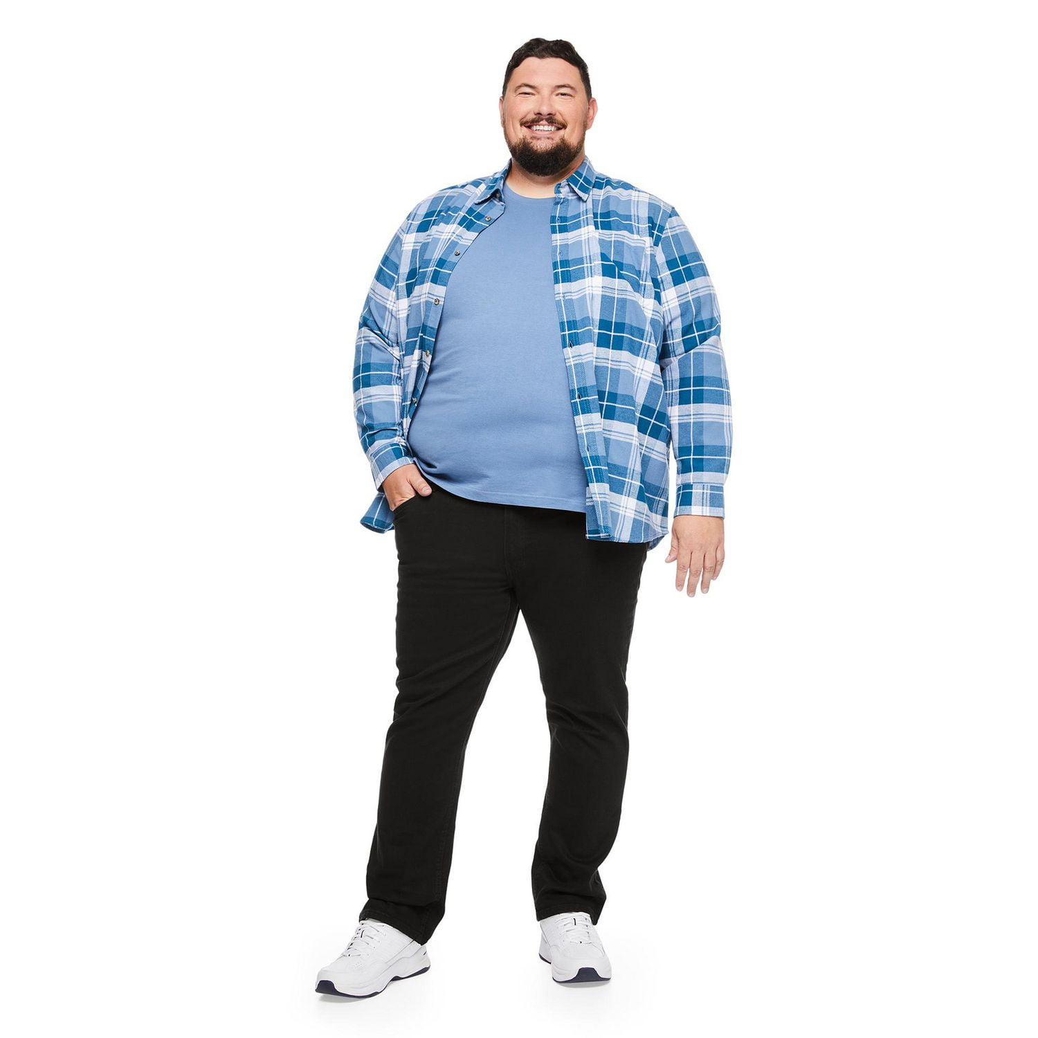 T-shirt de base George Plus hommes Tailles 3XL-5XL