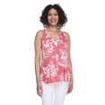 thumbnail image 1 of Iyla Women's Printed Drapey V-Neck Tank Top, 1 of 6