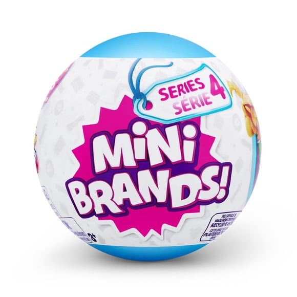 5 Surprise Mini Brands Series 4 Mystery Capsule Real Miniature Brands Collectible Toy