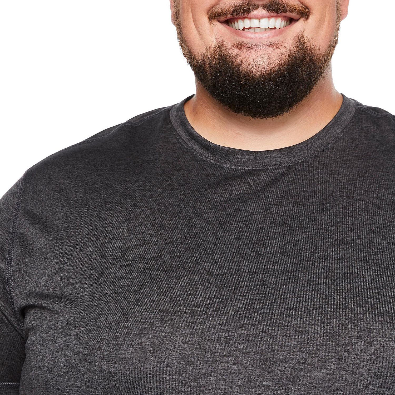 T-shirt à manches courtes de coupe ajustée Athletic Works Plus pour hommes