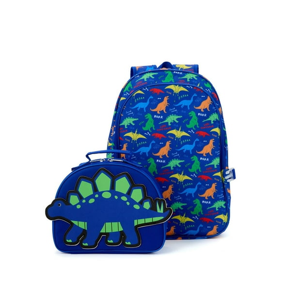 DINOSAUR BACKPACK AND SHAPED LUNCHBOX SET