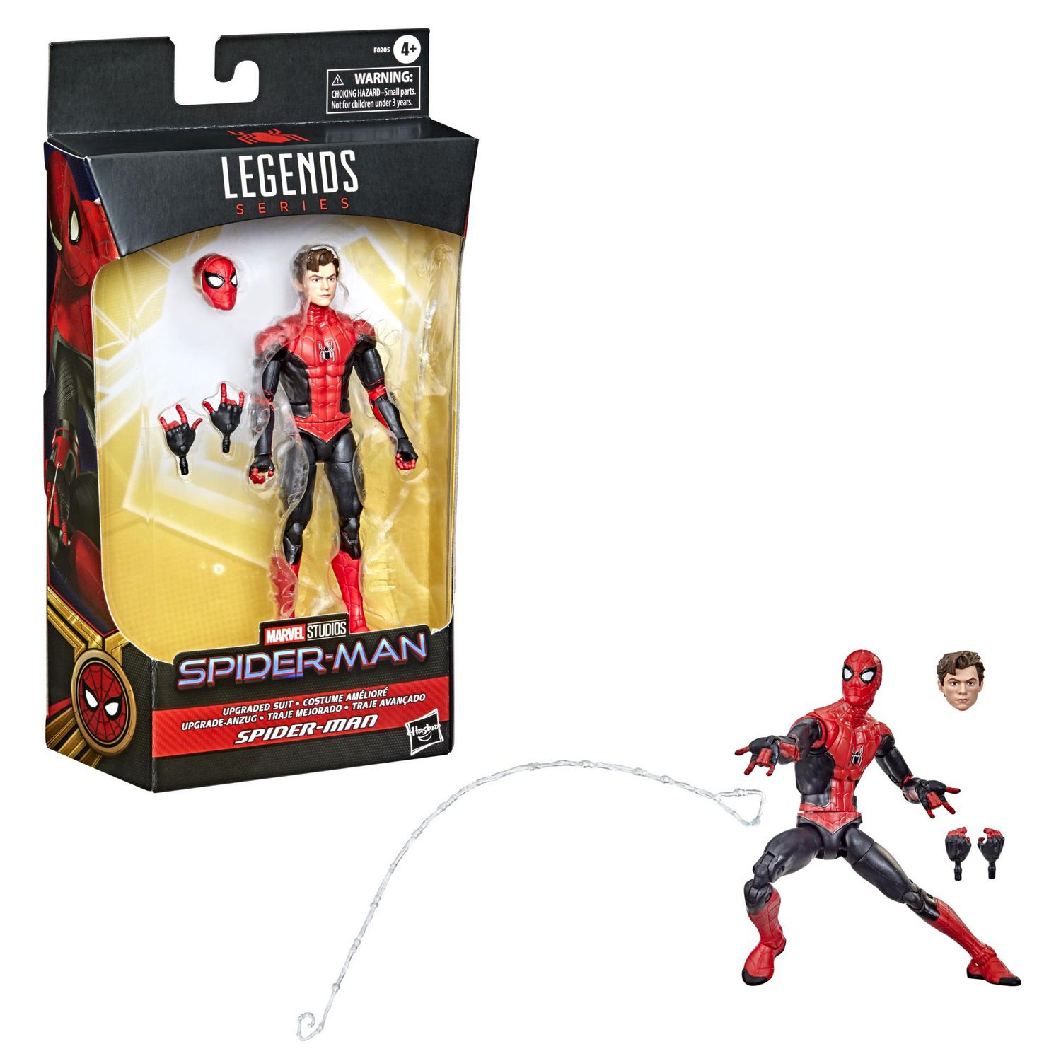 Marvel Legends Series Upgraded Suit Spider Man 6 inch Scale Action