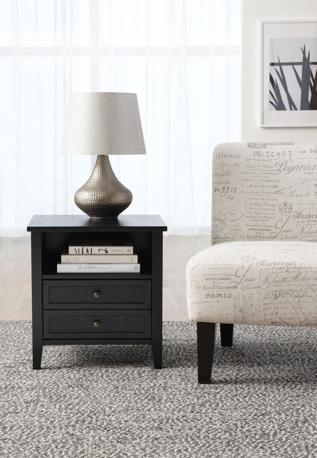 hometrends E1Drawer End Table Walmart Canada