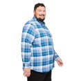 thumbnail image 2 of George Big Men's Flannel Shirt, 2 of 6