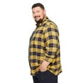 thumbnail image 2 of George Big Men's Flannel Shirt, 2 of 6