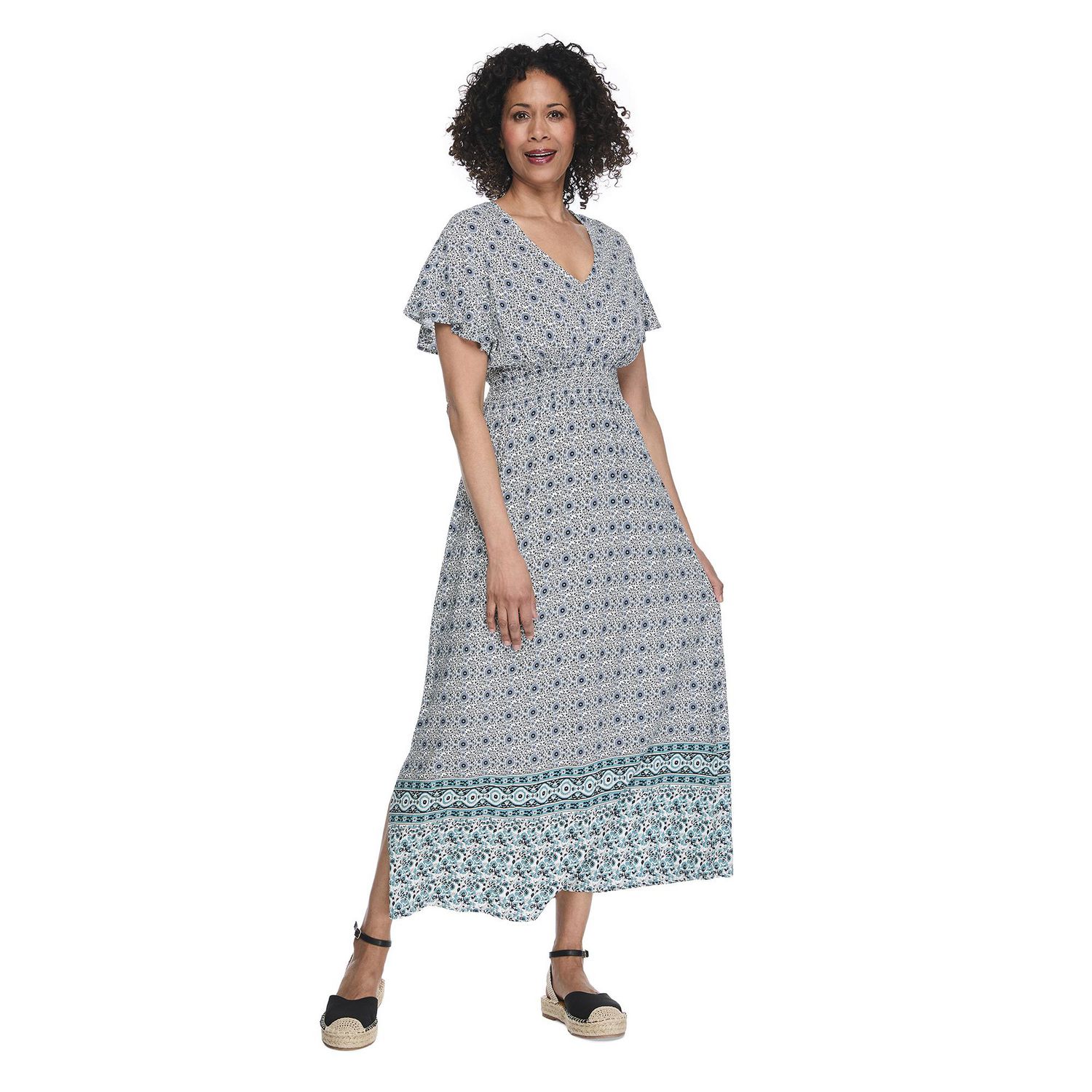 Robe longue imprimée Iyla pour femmes
