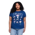 thumbnail image 1 of The Smurfs Women's Plus Graphic T-Shirt, 1 of 3