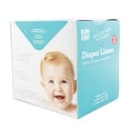 thumbnail image 3 of Bumkins - Biodegradable, Flushable Bamboo Diaper Liners for Cloth Diapering - 100 Pack, 3 of 5