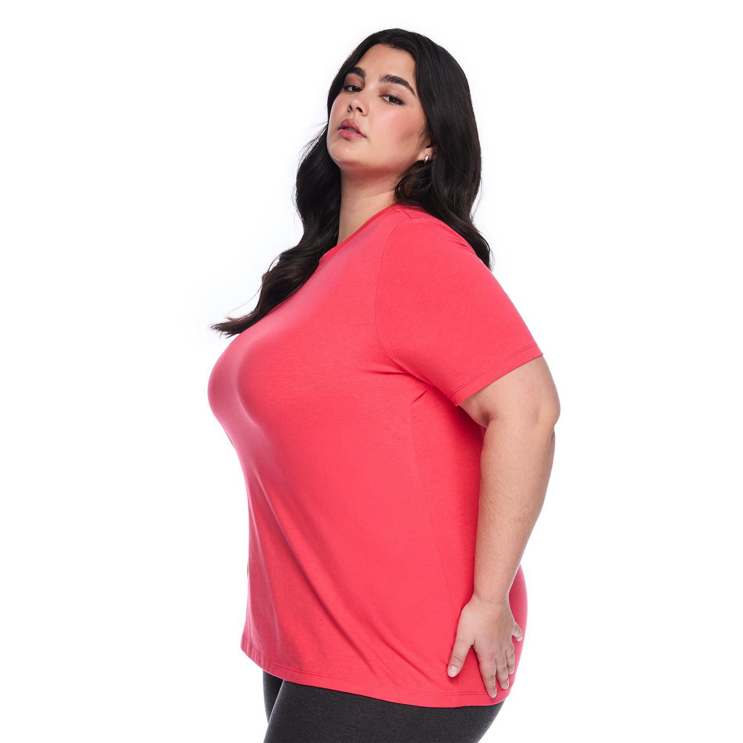 Lane Bryant Women's Plus Crew-Neck T-Shirt