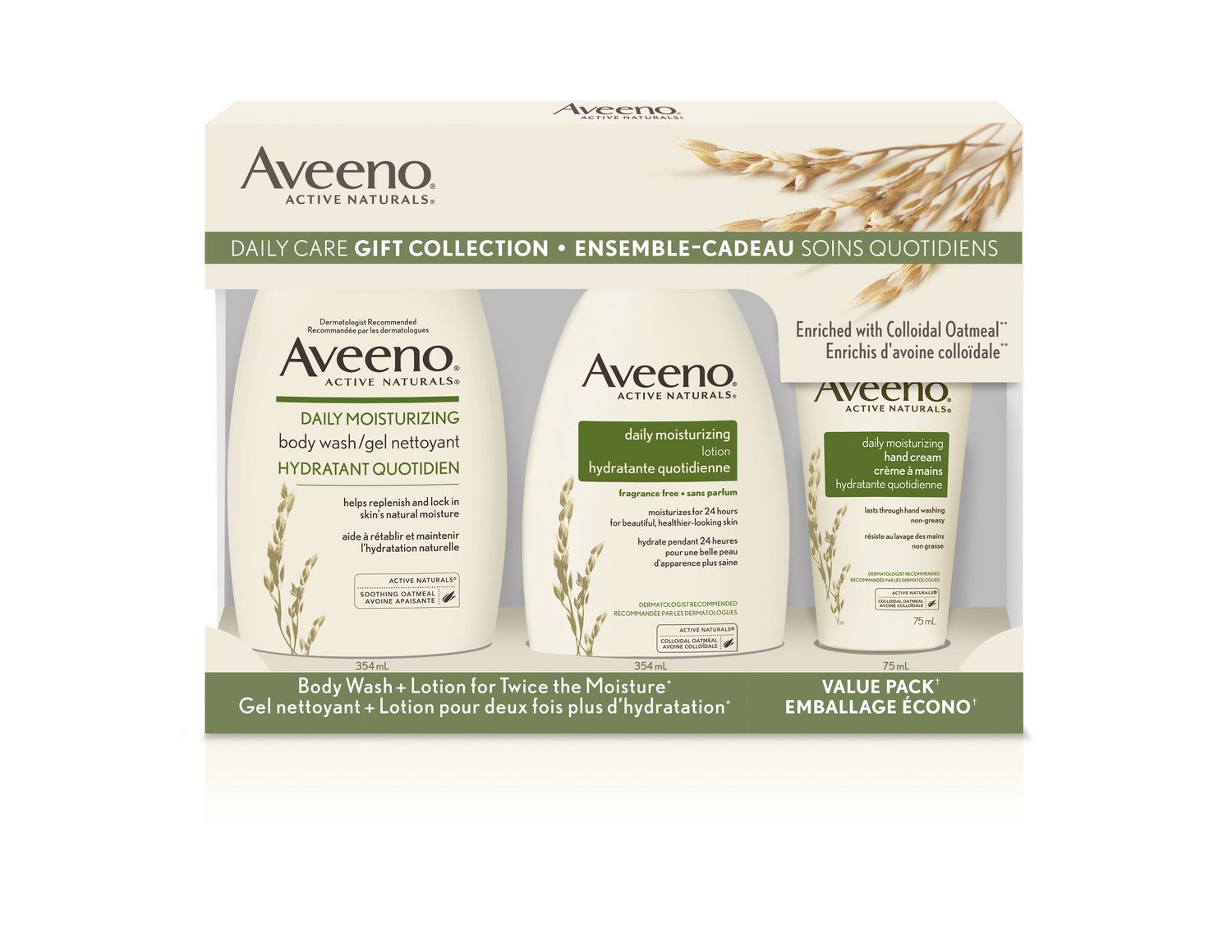 Aveeno Gift Set, ACTIVE Naturals Daily Care Walmart Canada