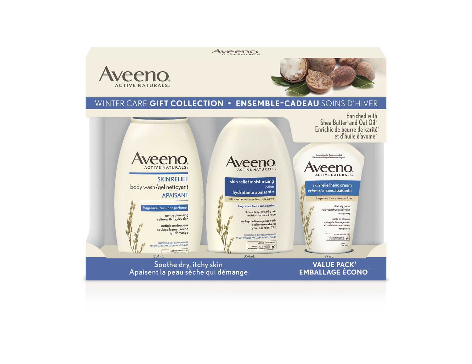 Aveeno Gift Set, ACTIVE Naturals Winter Care Walmart Canada