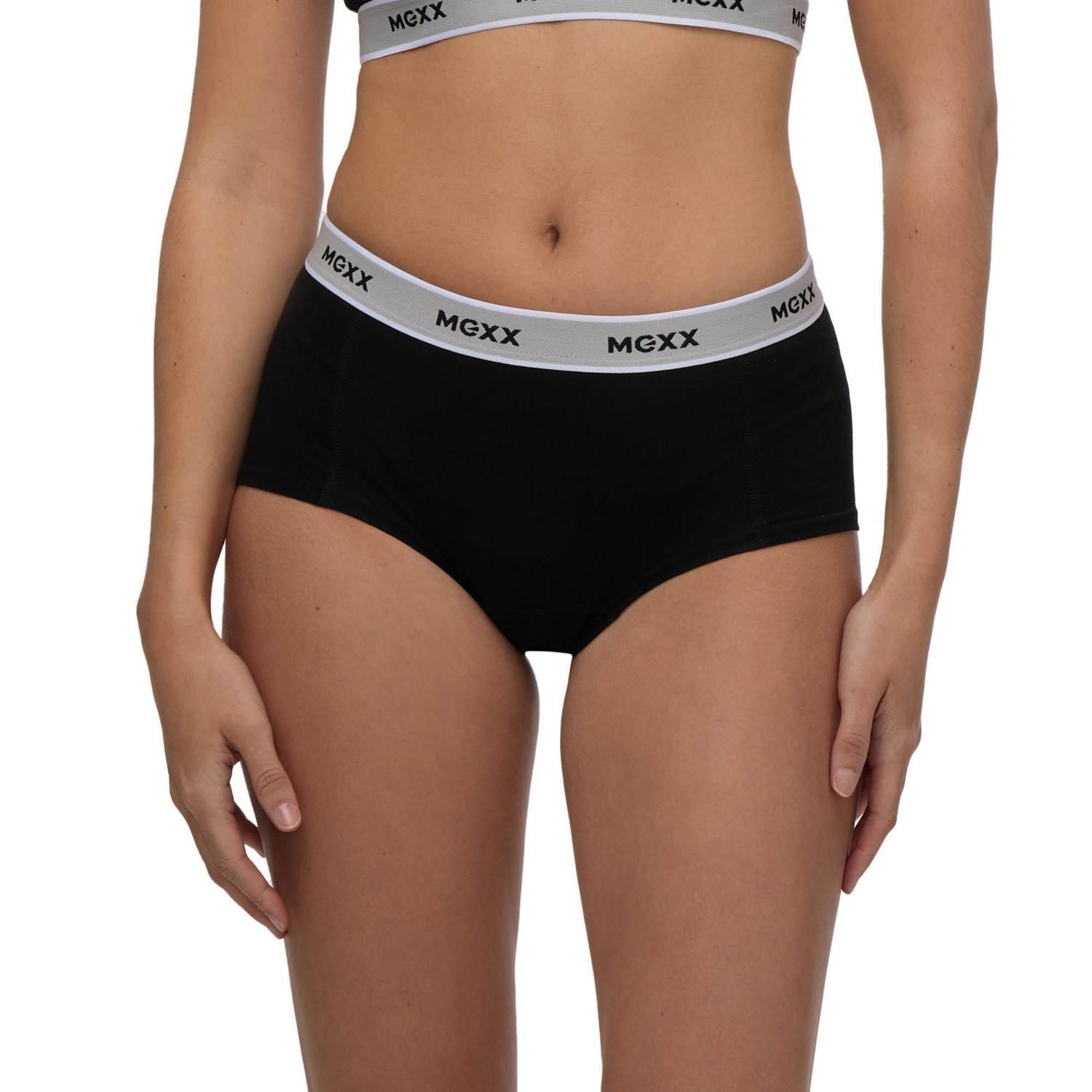 Mexx Women’s 3-Pack Hipster Underwear with Branded Elastic, XS-XL