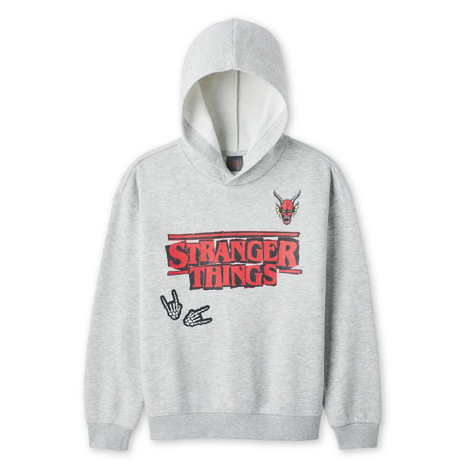 Haut à capuchon imprimé graphique Stranger Things Netflix pour garçons