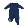 thumbnail image 1 of Juddlies Designs - Newborn, Baby, Toddler - Quilted Collection - Footed Sleeper - Midnight, 1 of 7