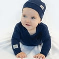 thumbnail image 4 of Juddlies Designs - Newborn, Baby, Toddler - Quilted Collection - Footed Sleeper - Midnight, 4 of 7