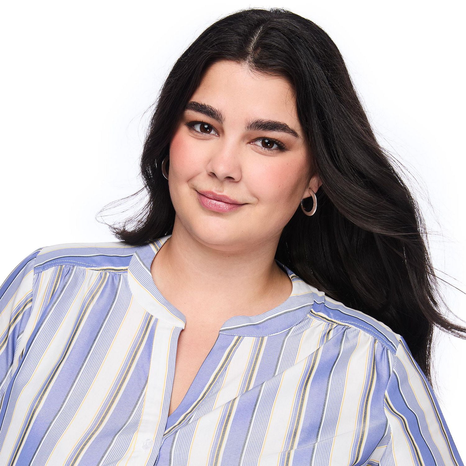 Lane Bryant Women's Plus 3/4 Sleeve Blouse