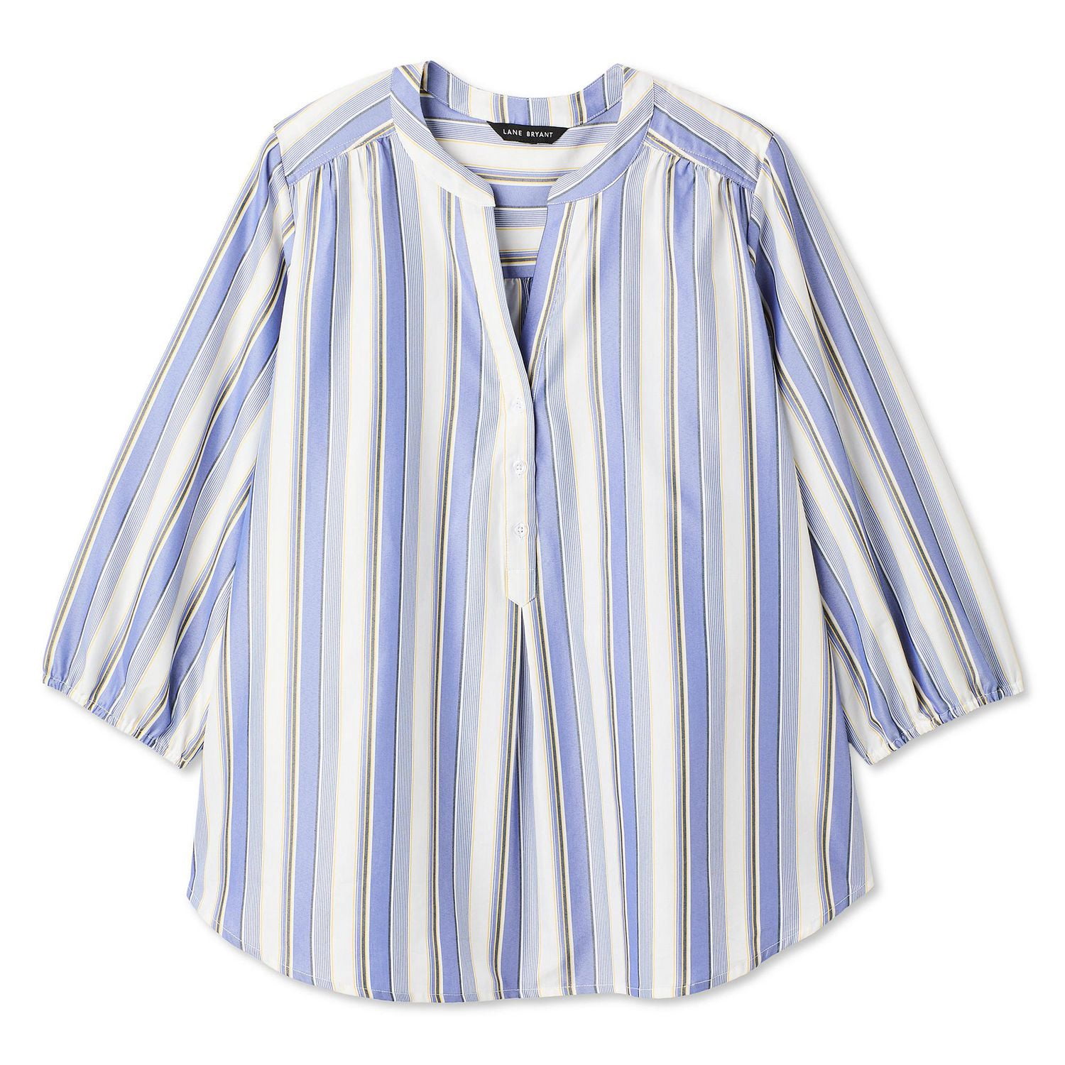 Lane Bryant Women's Plus 3/4 Sleeve Blouse