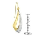 thumbnail image 2 of Sono Di Oro 10kt. Gold Over Silver Earrings, 2 of 2