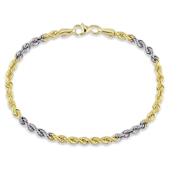 Sono Di Oro 10kt Gold on Silver Bracelet