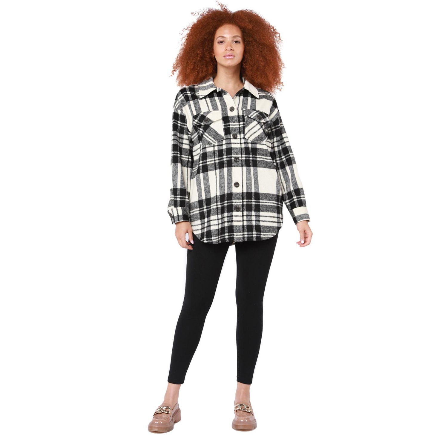 Long sleeve 4-pocket, button front, “Shackets”