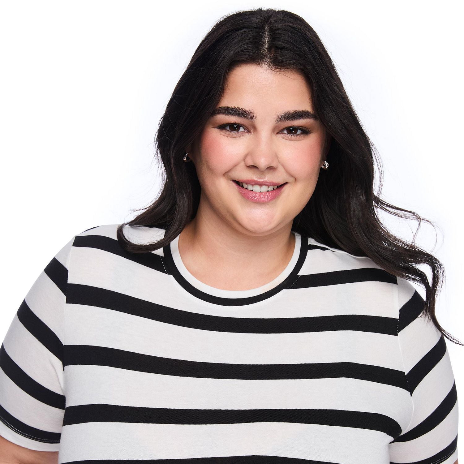 T-shirt à encolure ras du cou Lane Bryant Plus pour femmes