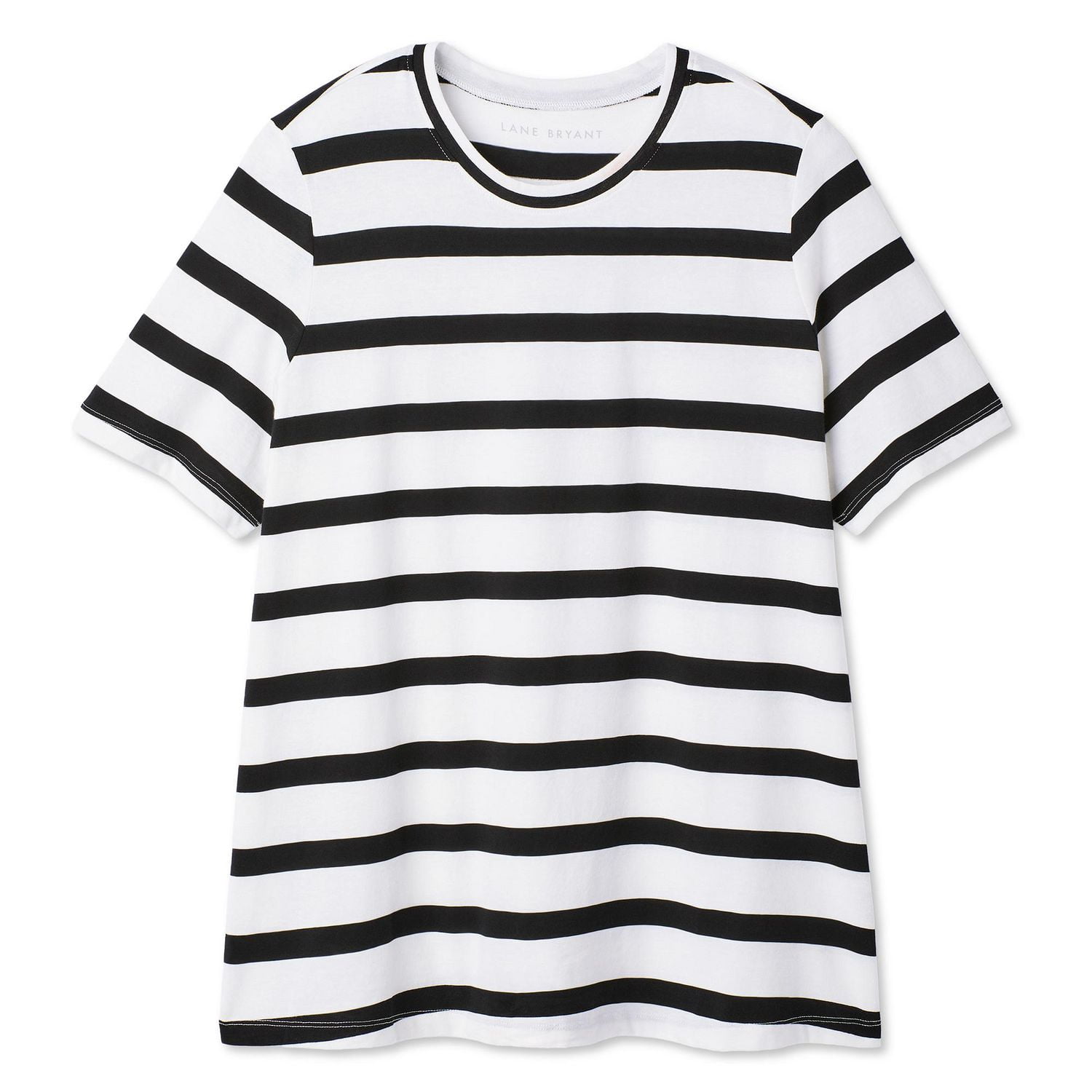 T-shirt à encolure ras du cou Lane Bryant Plus pour femmes