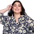 thumbnail image 4 of Lane Bryant Women's Plus 3/4 Sleeve Blouse, 4 of 6