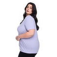 thumbnail image 2 of Lane Bryant Women's Plus Crew-Neck T-Shirt, 2 of 6