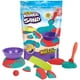 Kinetic Sand, Mold n' Flow, 680 g de sable rouge et turquoise, 3 outils, jouets sensoriels pour enfants à partir de 3 ans Trousse d'activités – image 1 sur 8
