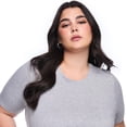 thumbnail image 4 of Lane Bryant Women's Plus Crew-Neck T-Shirt, 4 of 6
