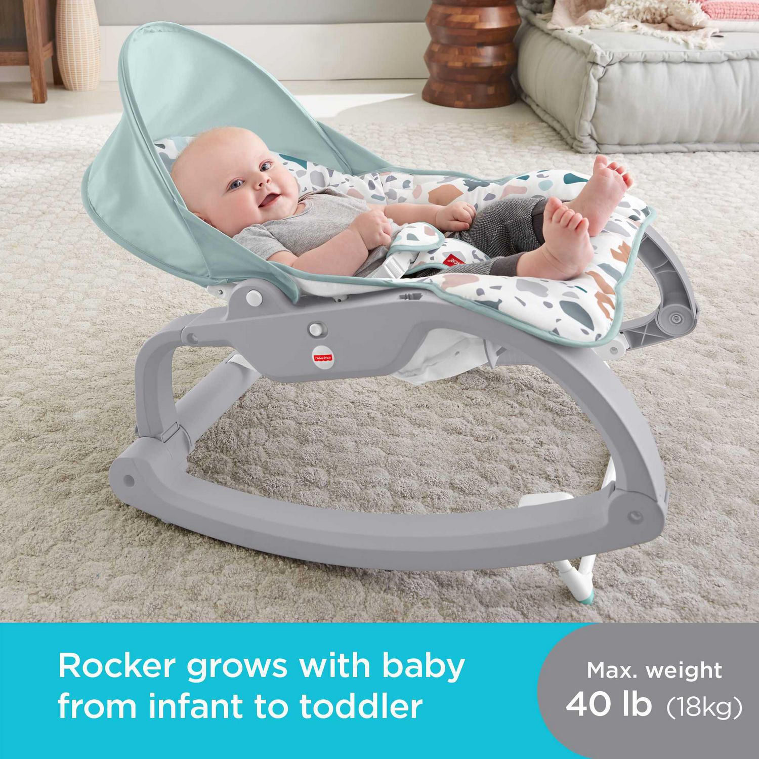 Fisher Price Deluxe Infant to Toddler Rocker Walmart