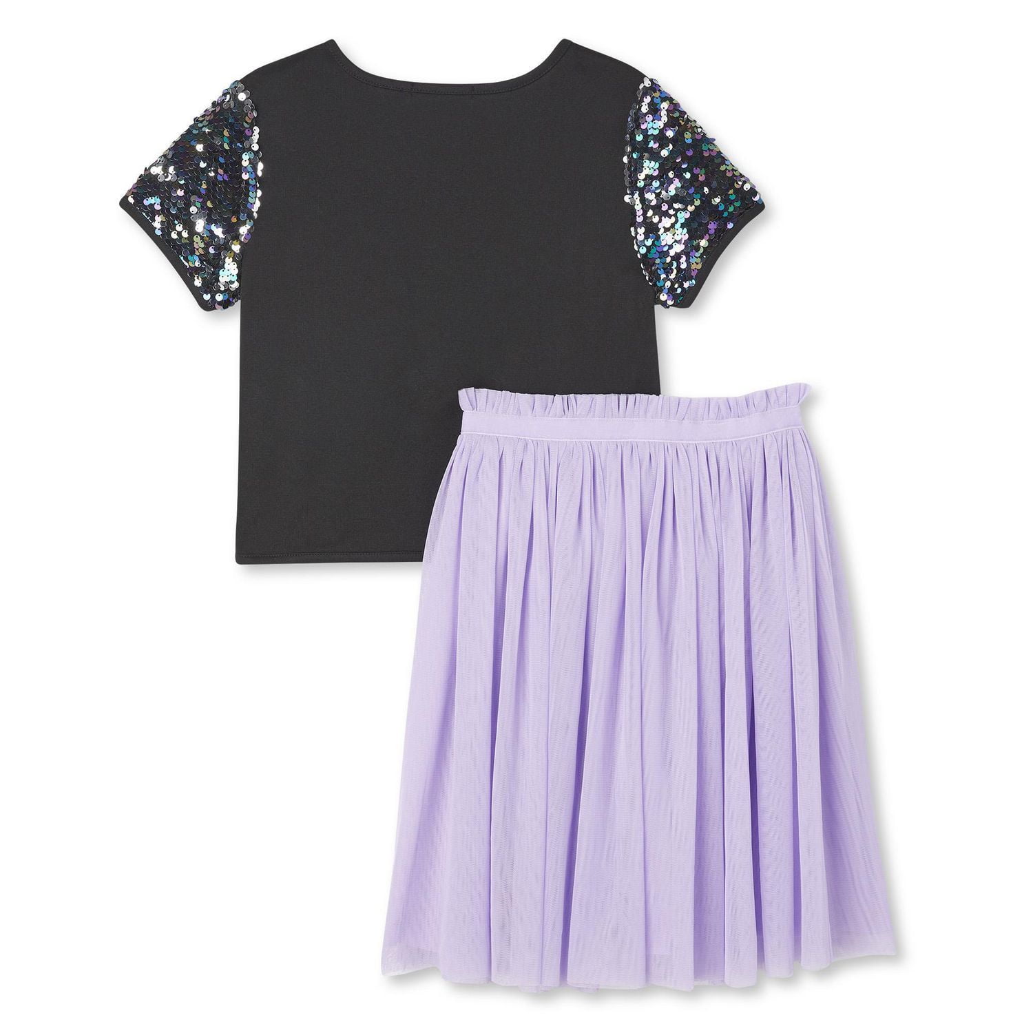 Ensemble 2 pièces avec paillettes réversibles George pour filles
