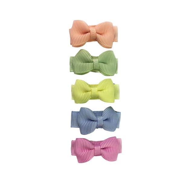 Baby Wisp - Baby Toddler, Girls, Small Snap Tuxedo Bows - Hair Clips ...